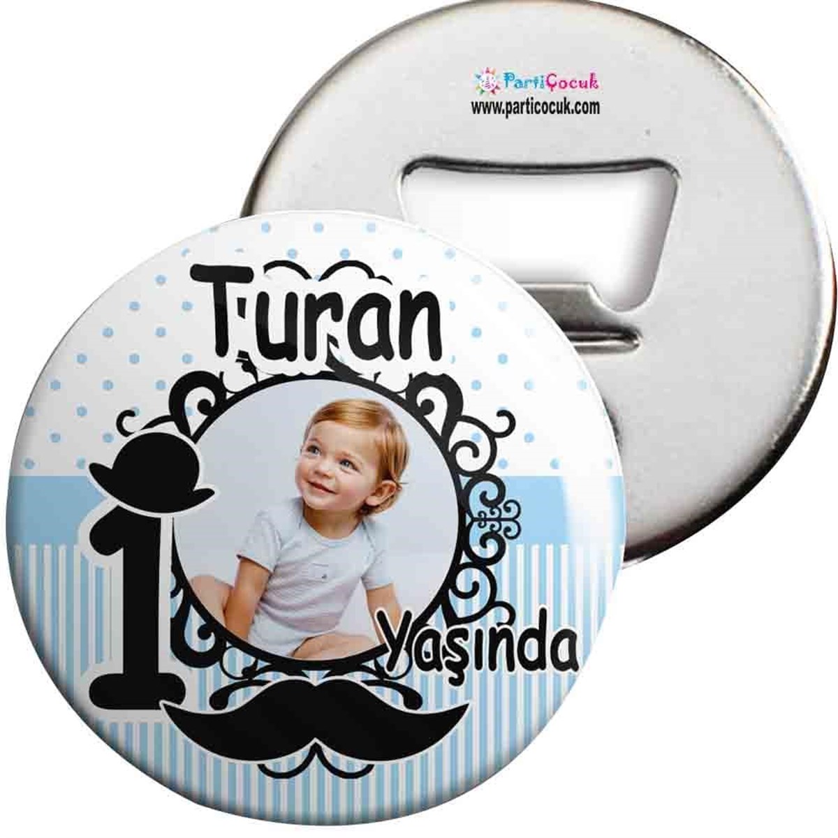 Bıyık Konsept Açacaklı Magnet Kişiye Özel 