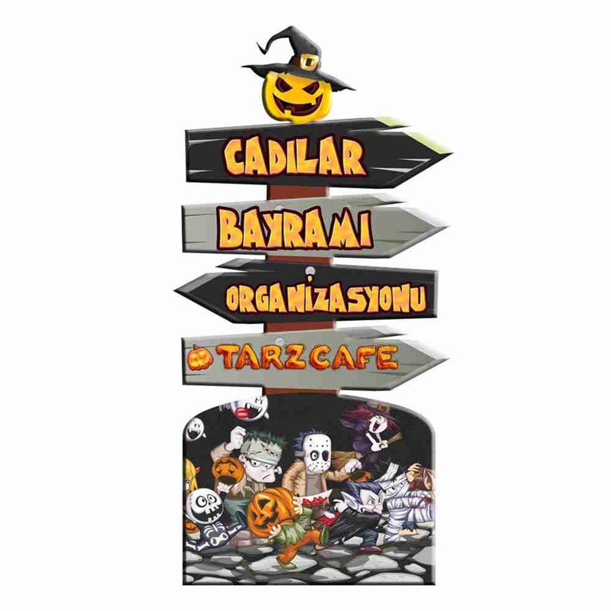 Cadılar Bayramı Mekan Süsleme Pano 