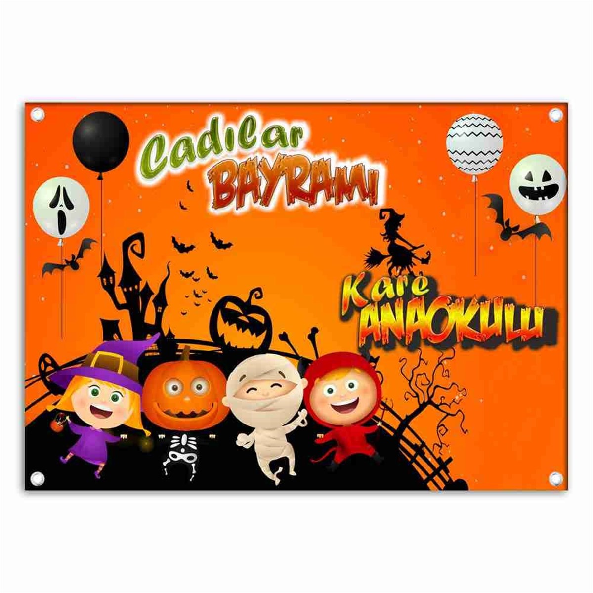 Cadılar Bayramı  Okul Afiş 