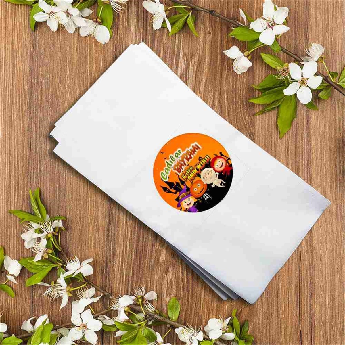 Cadılar Bayramı  Okul Peçete Baskı 