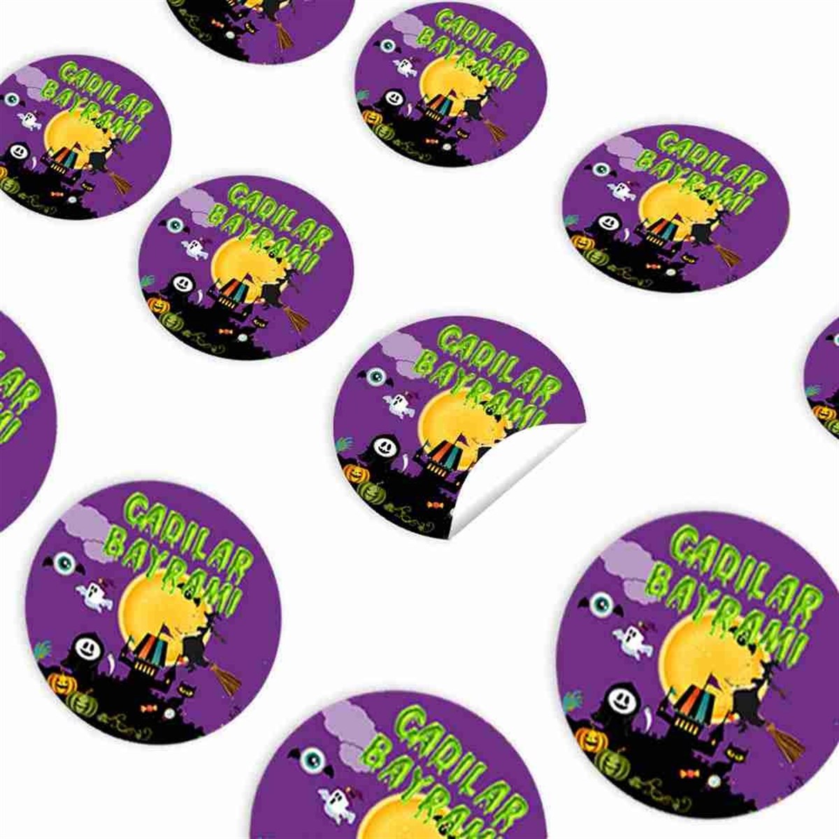 Cadılar Bayramı Organizasyon Sticker 