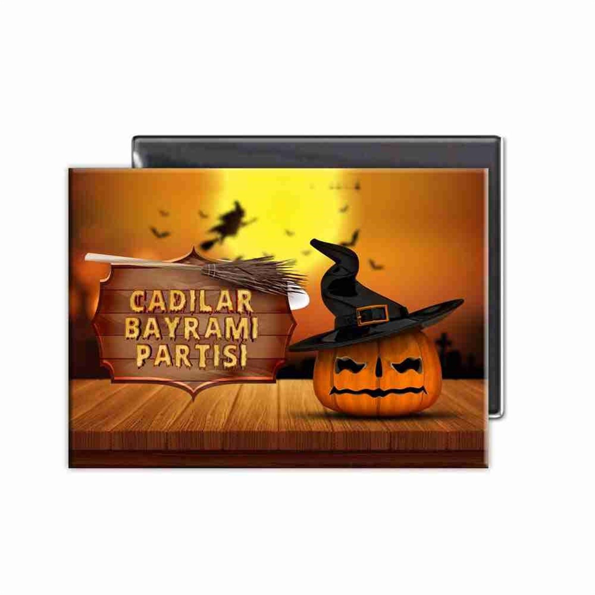Cadılar Bayramı Parti Cupcake Parti Magnet 
