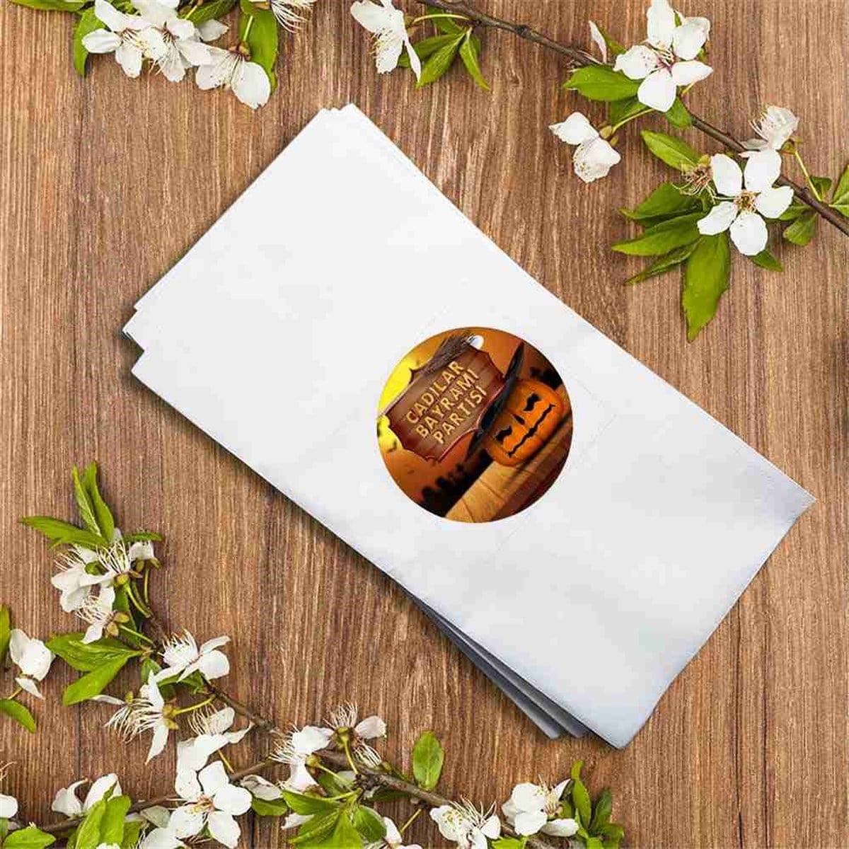 Cadılar Bayramı Parti Cupcake Parti Peçete Baskı 