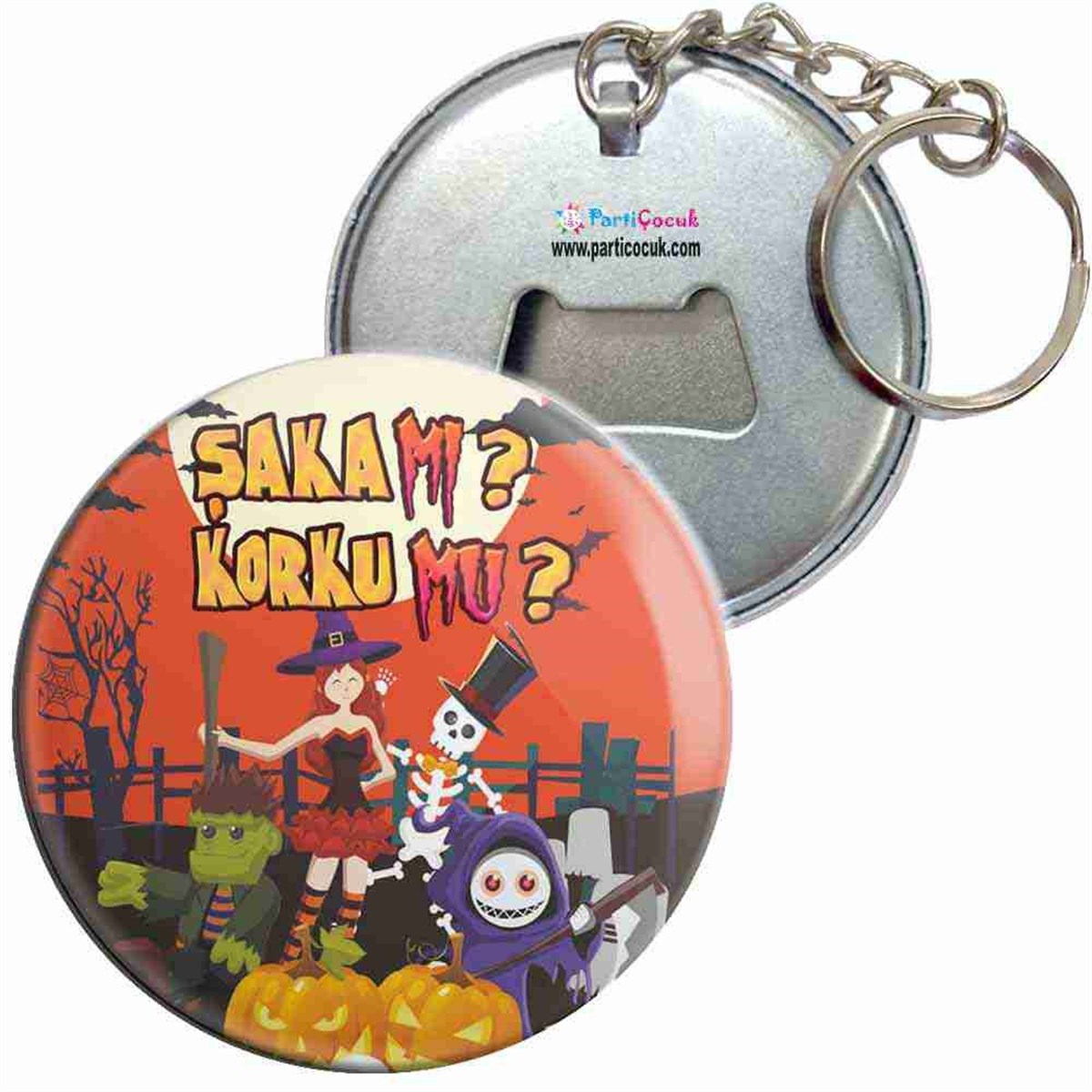 Cartoon Halloween Açacak Anahtarlık 
