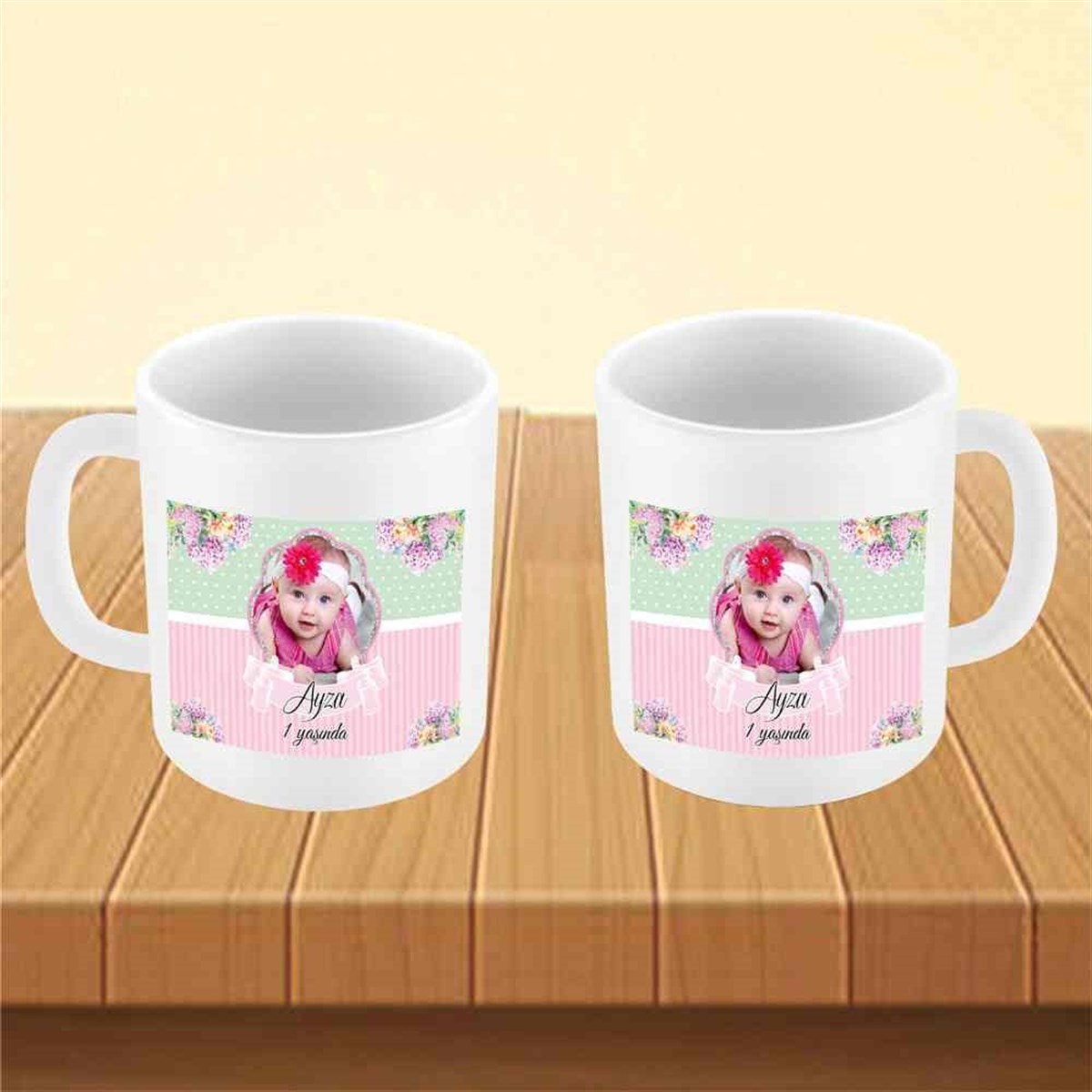 Çiçek Konsept Kupa Bardak Mug  