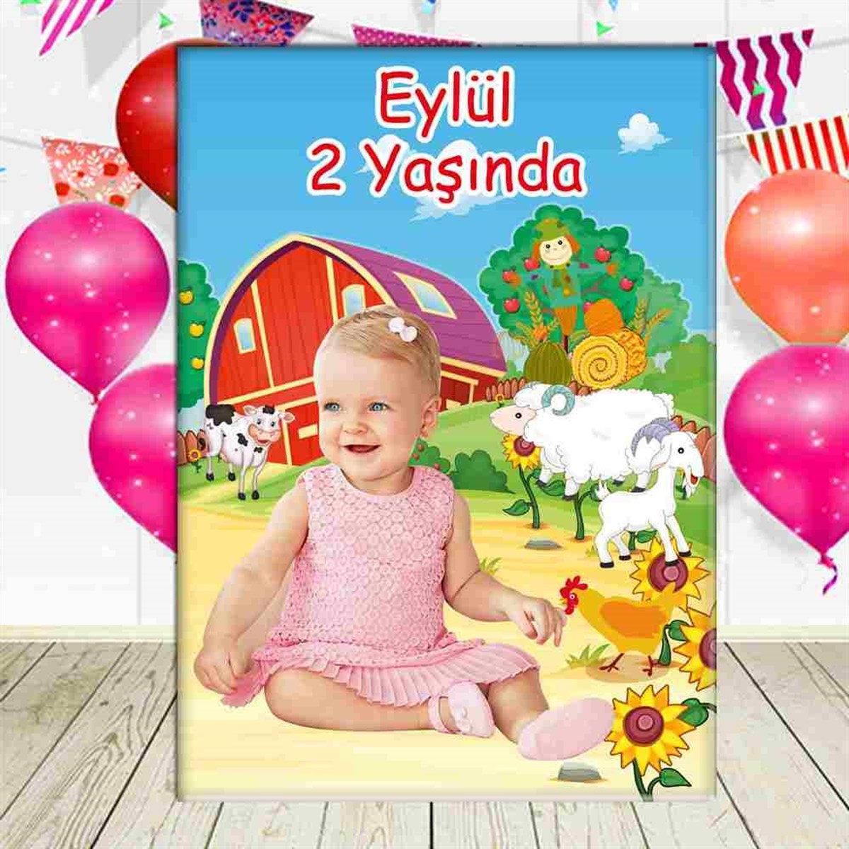 Çiftlik Konsept Ayaklı Pano  