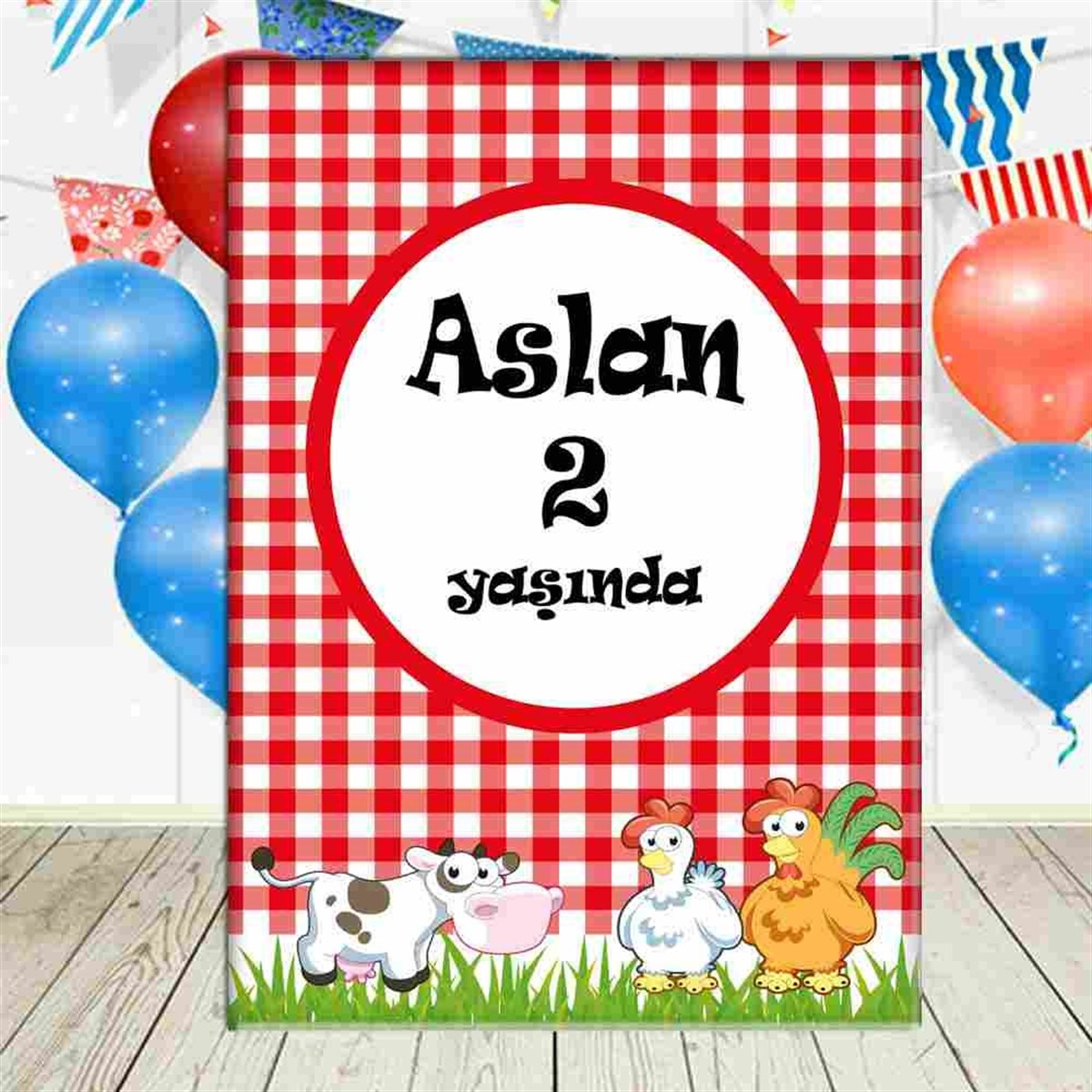 Çiftlik Konsept Ayaklı Pano 