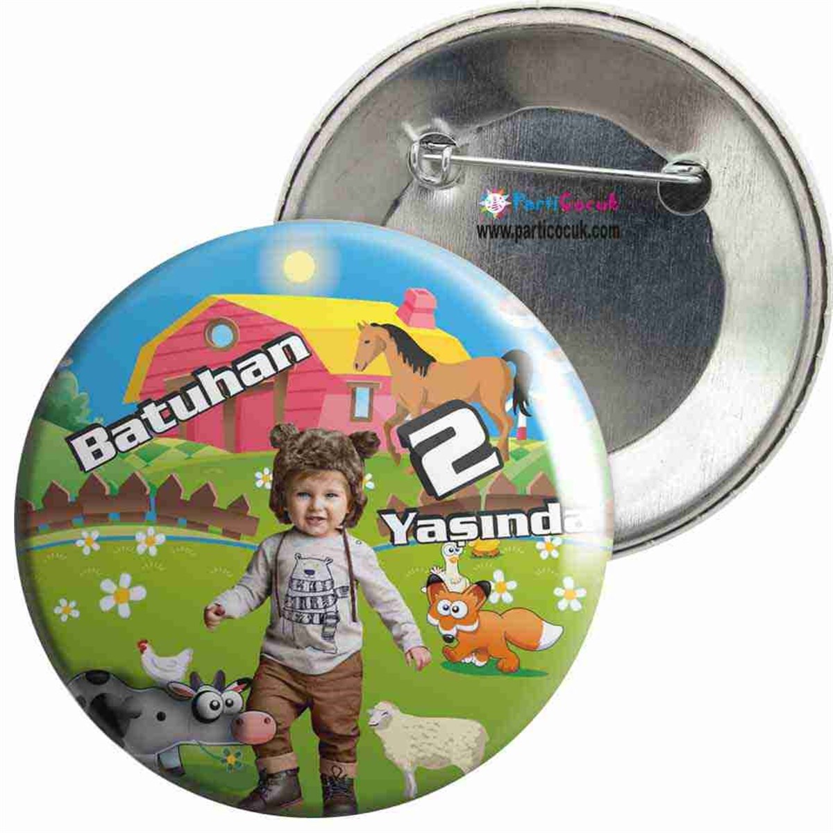 Çiftlik Konsept İğneli Rozet  