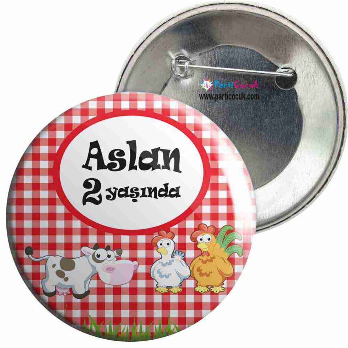 Çiftlik Konsepti İğneli Rozet  