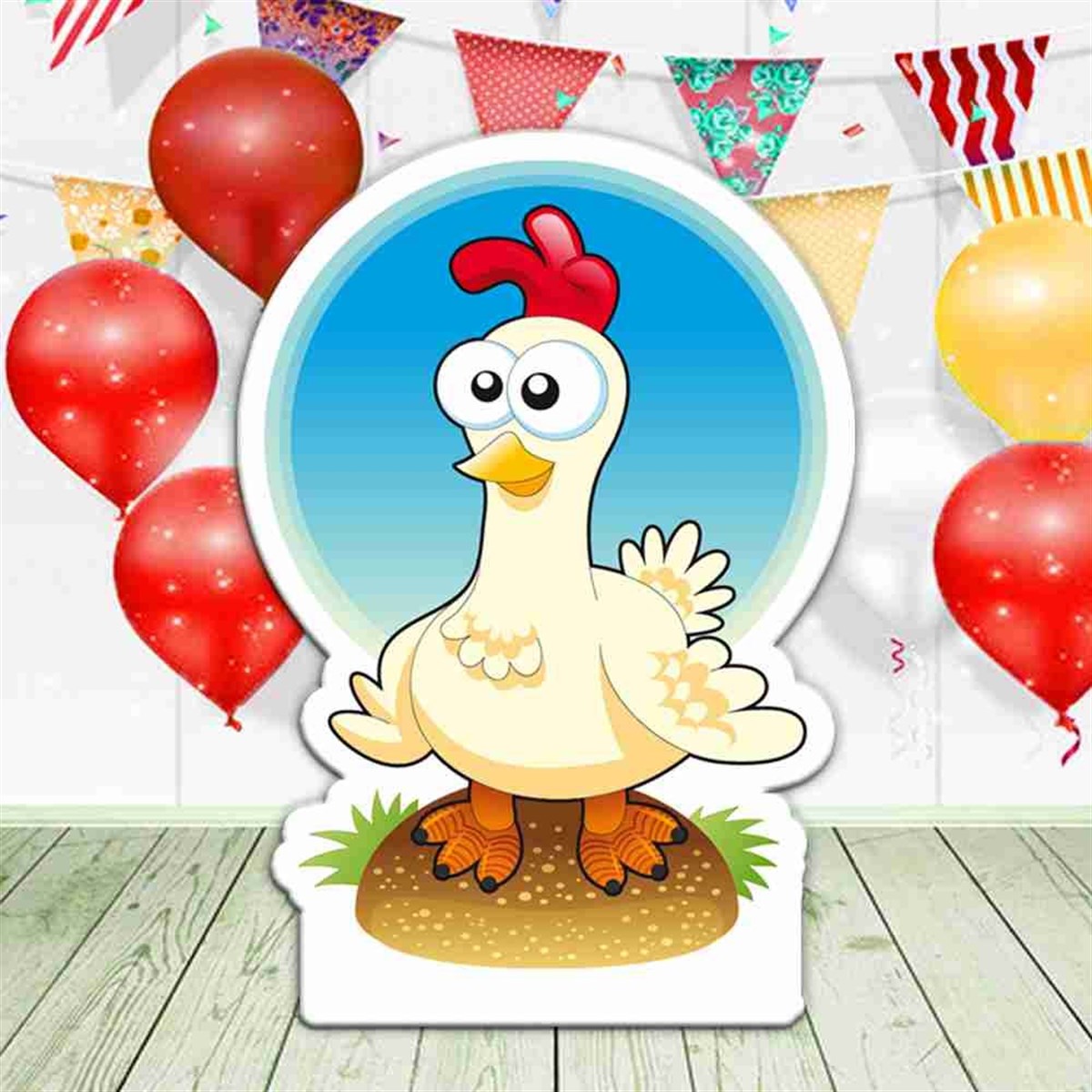 Çiftlik Tema Horoz Masa Süsleme 