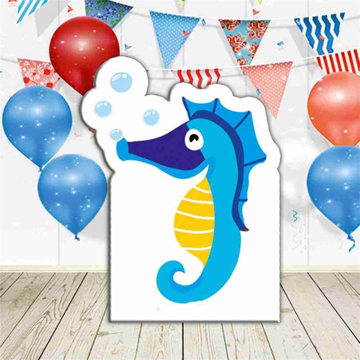 Deniz Atı Mavi Pano 