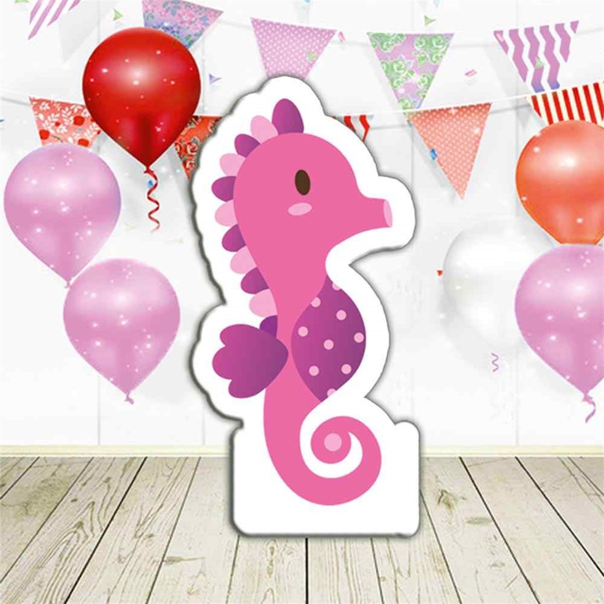 Deniz Atı Şekilli Figür Pano 