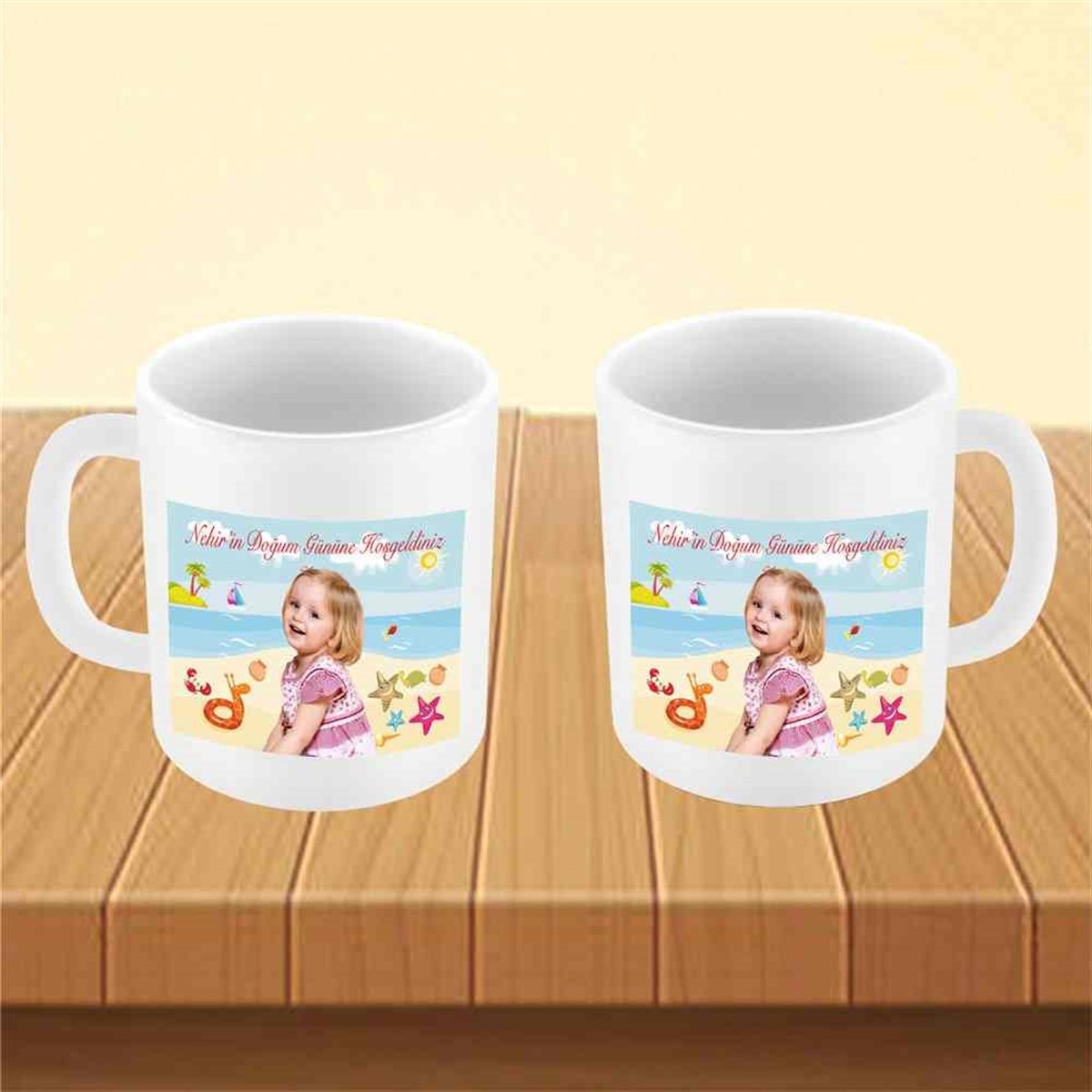 Deniz Havai Konsept Kupa Bardak Mug  