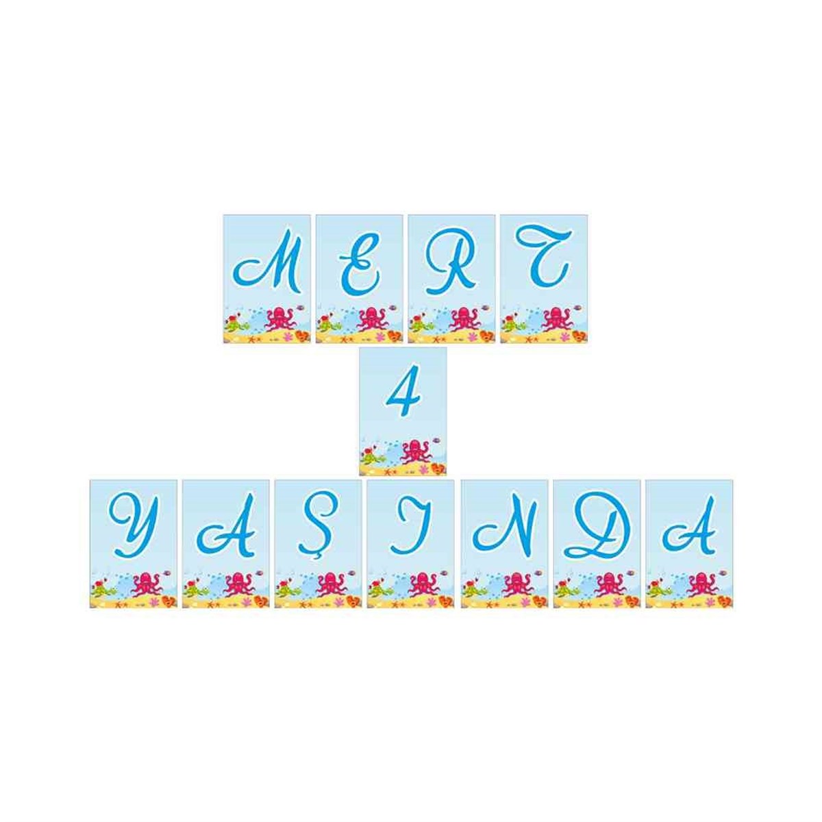 Deniz Konsept Harf Banner 