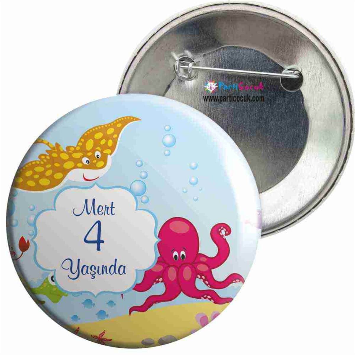 Deniz Konsept İğneli Rozet  