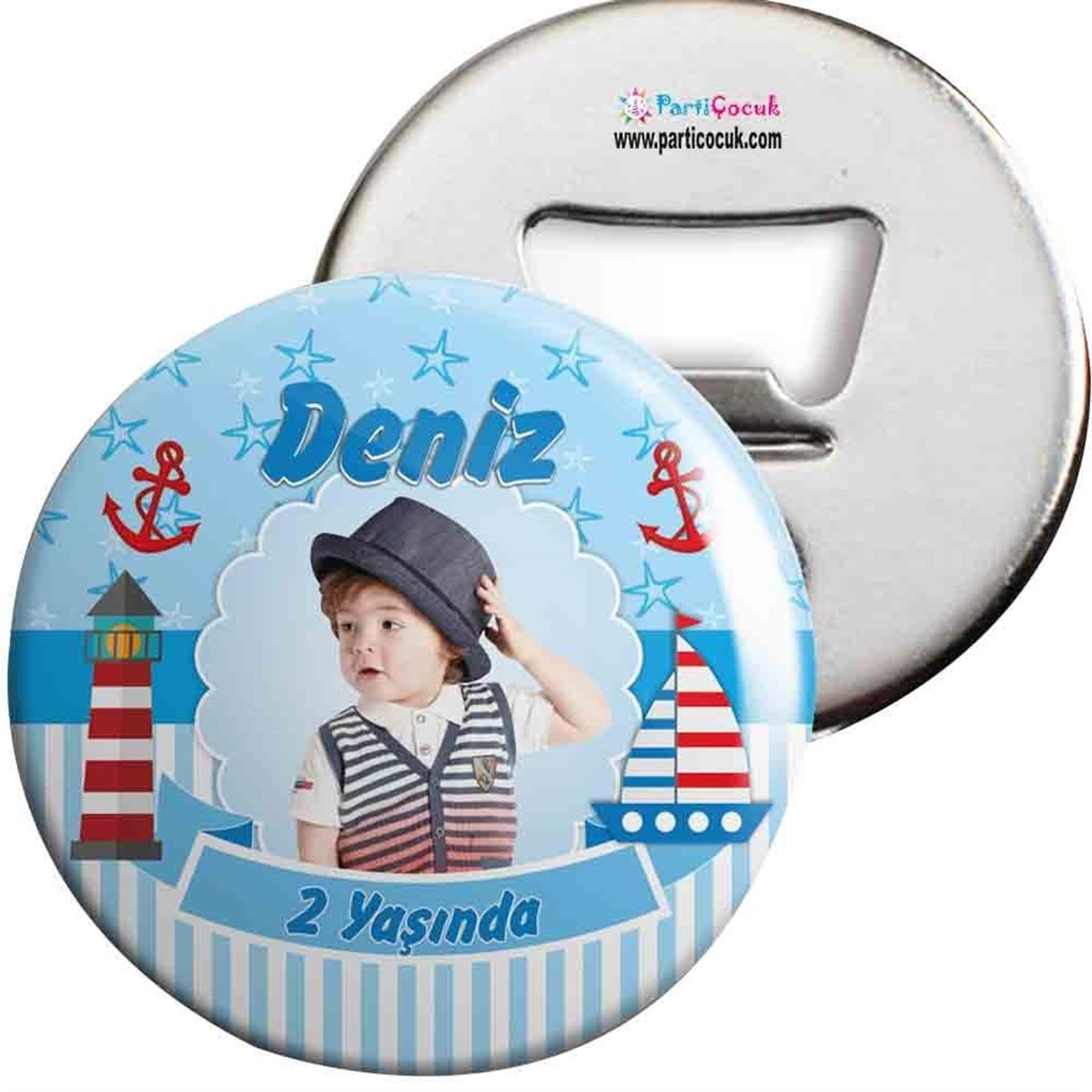Denizci Konsept Açacaklı Magnet Kişiye Özel 