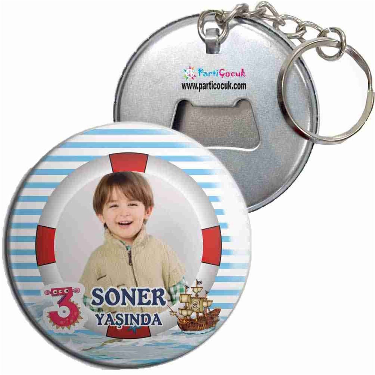 Denizci Konsept Anahtarlı Açacaklı  Kişiye Özel 