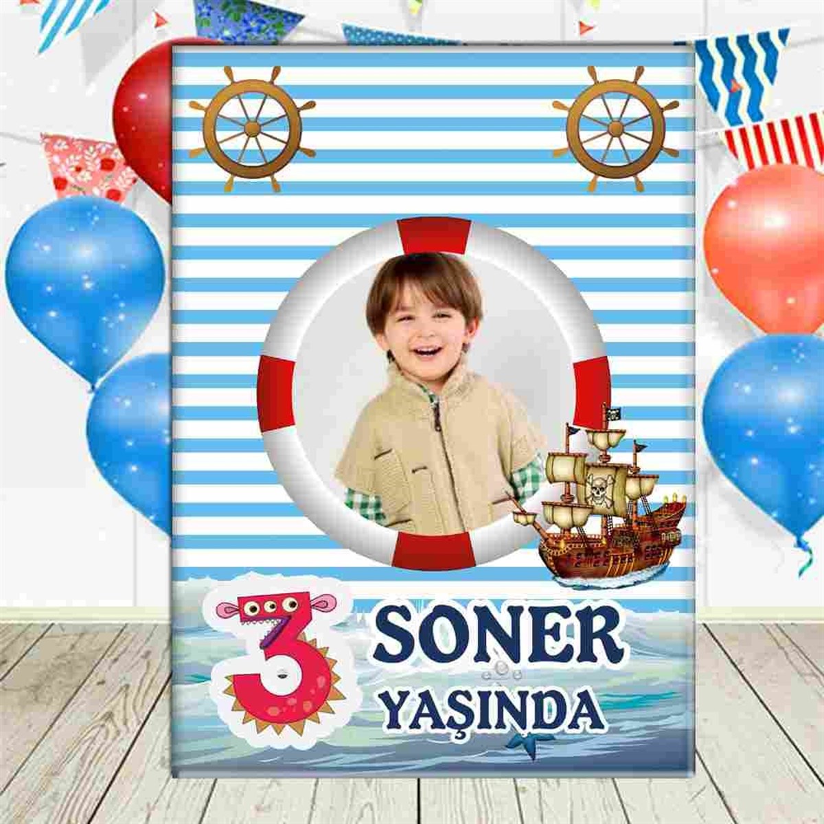 Denizci Konsept Ayaklı Pano 