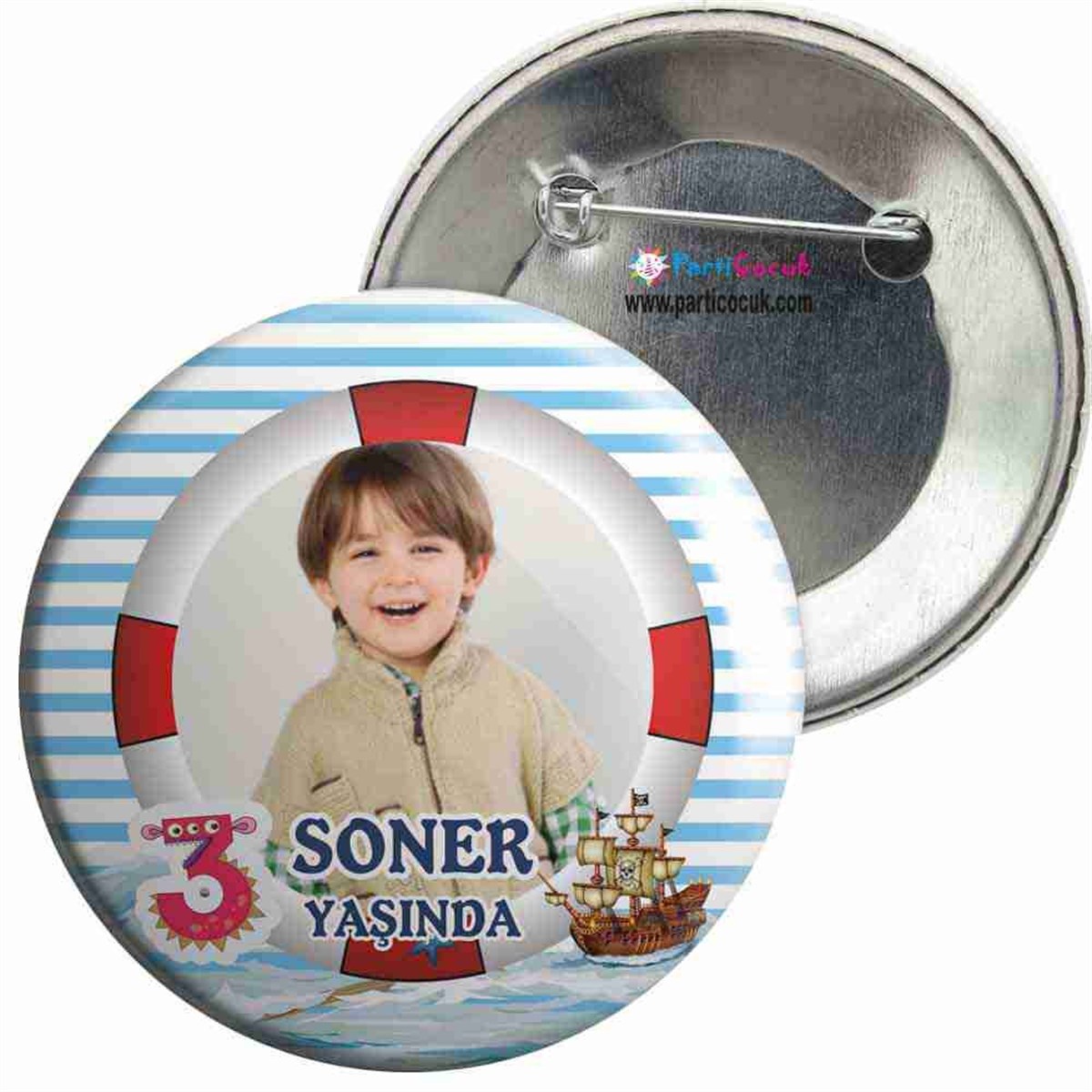 Denizci Konsept İğneli Rozet  