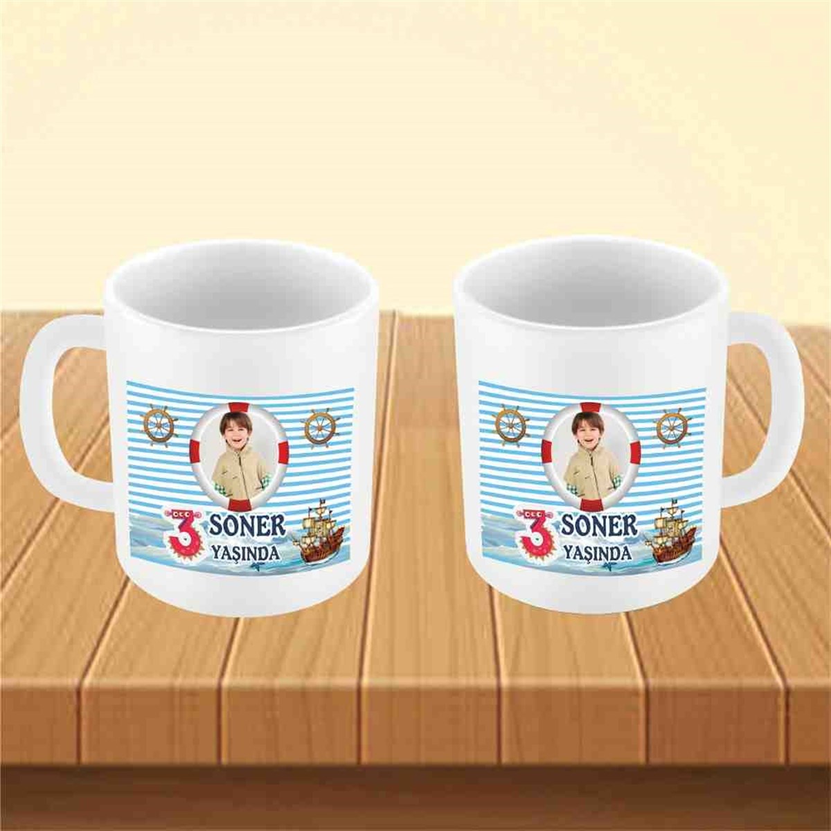 Denizci Konsept Kupa Bardak Mug 