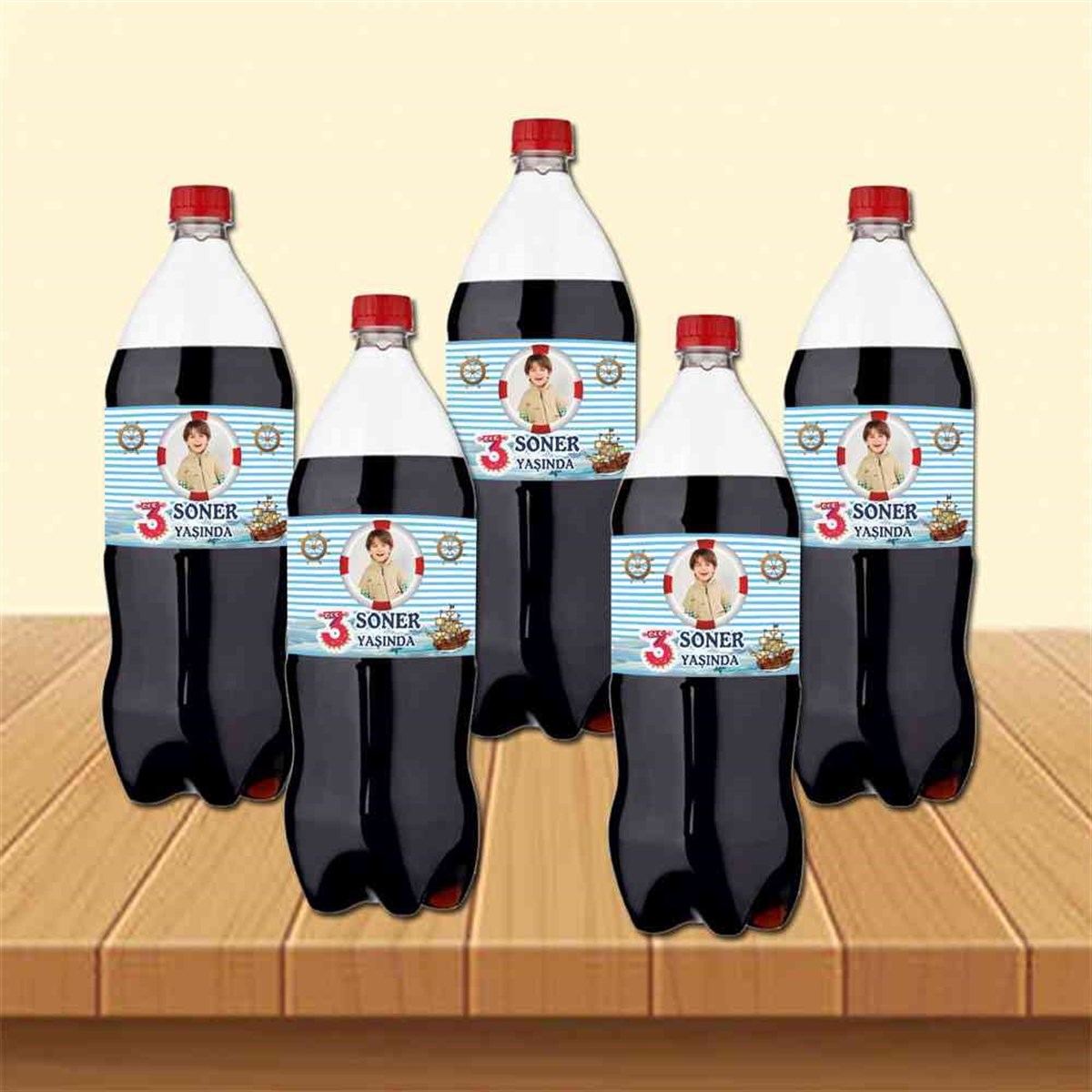 Denizci Temalı Cola Şisesi Bandı    