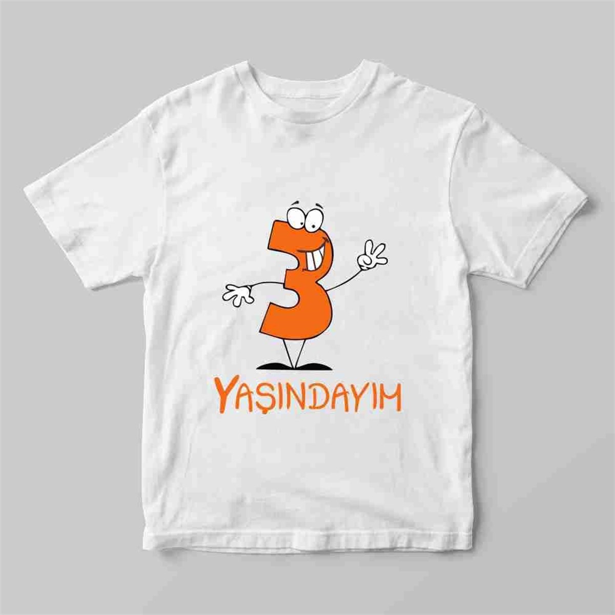 Dijital Baskı Tişört 3 Yaşa Özel 