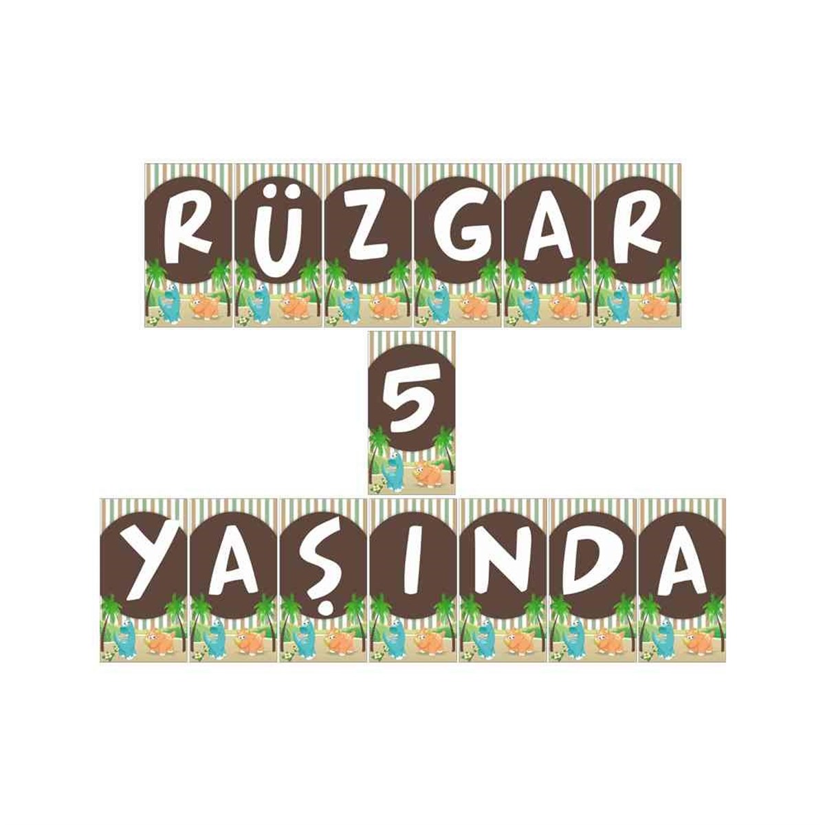 Dinazor Konsept Harf Banner 