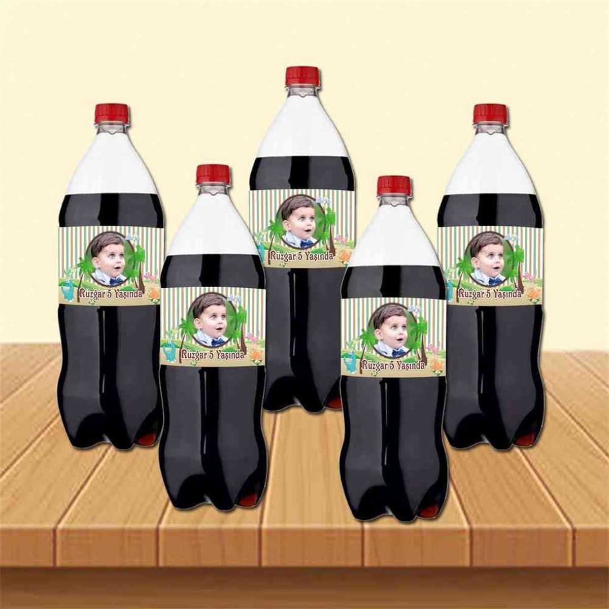 Dinazor Temalı Cola Şisesi Bandı    