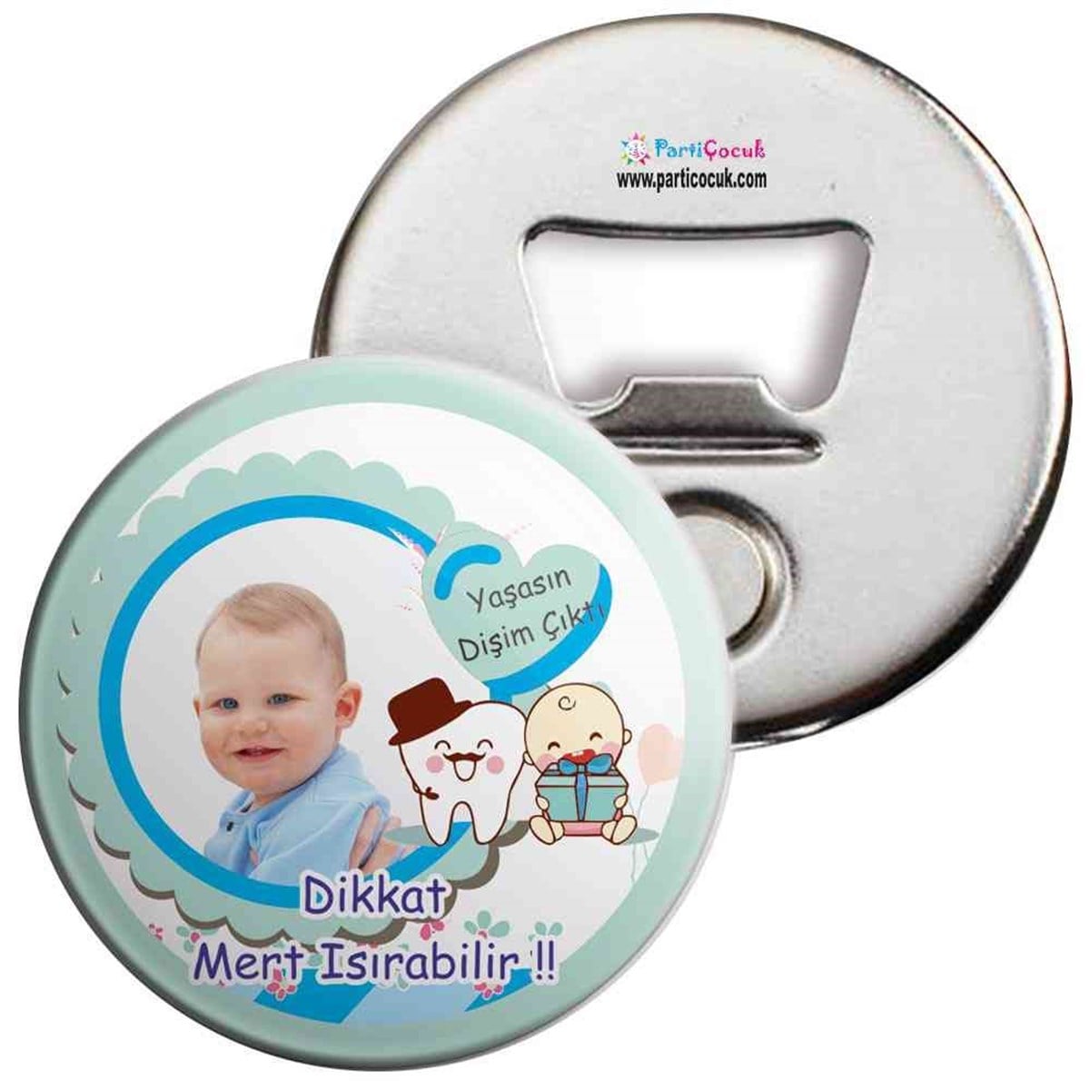 Diş Buğdayı Bıyıklı Şapkalı Diş Açacaklı Magnet 
