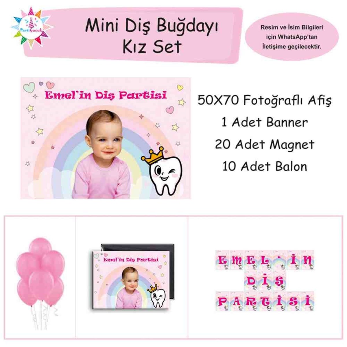 Diş Buğdayı Gökkuşağı ve Dişli Mini Set 