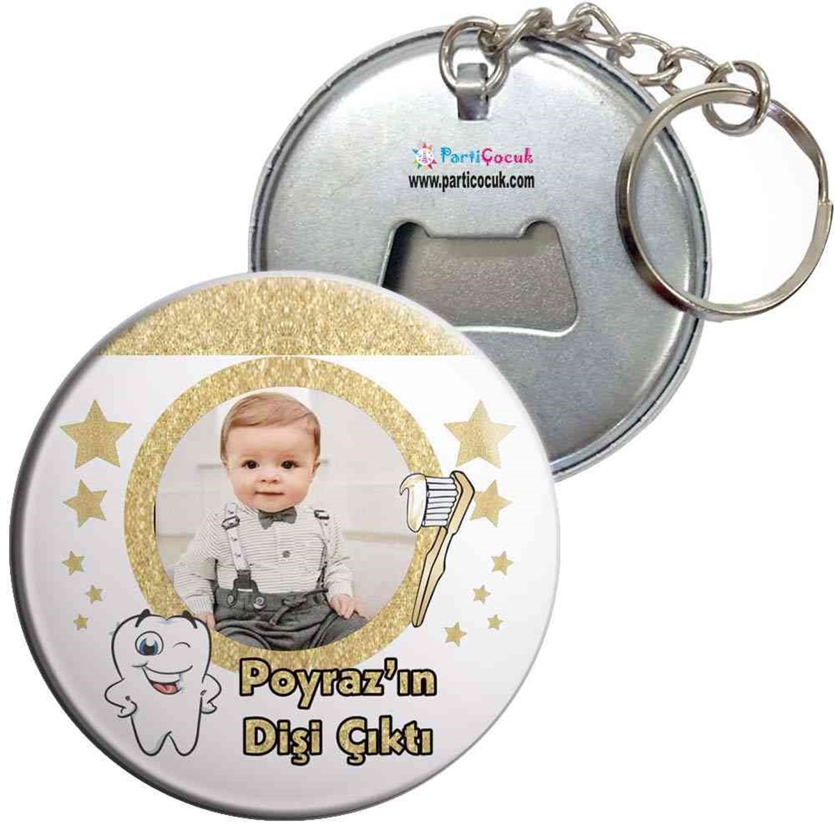 Diş Buğdayı Gold Yıldızlı Diş Anahtarlı Açacak 