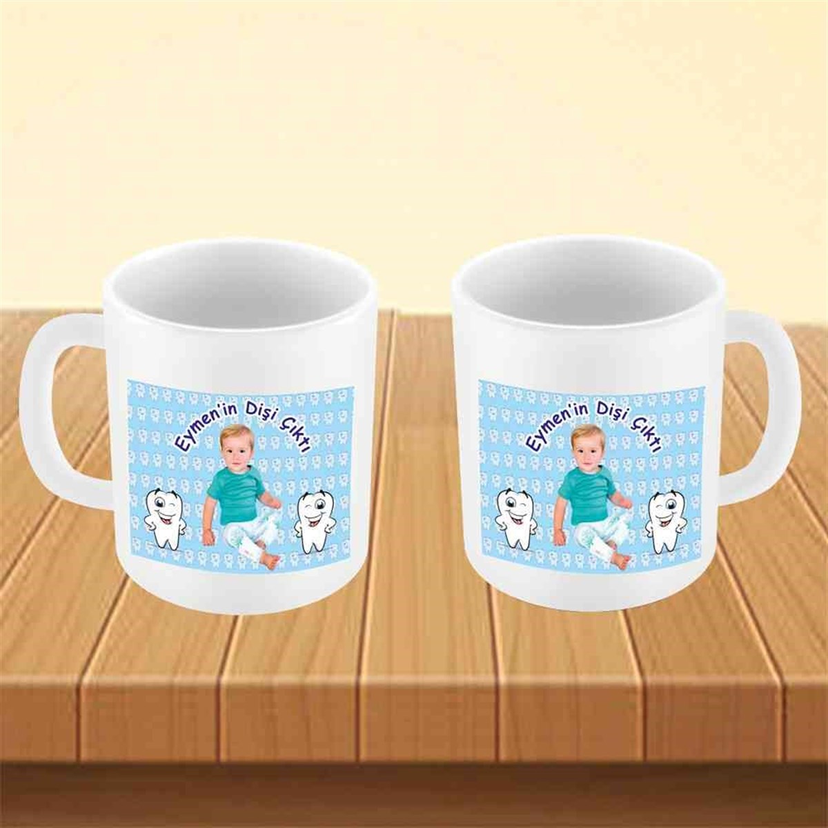 Diş Buğdayı Göz Kırpan Kupa Bardak Mug  
