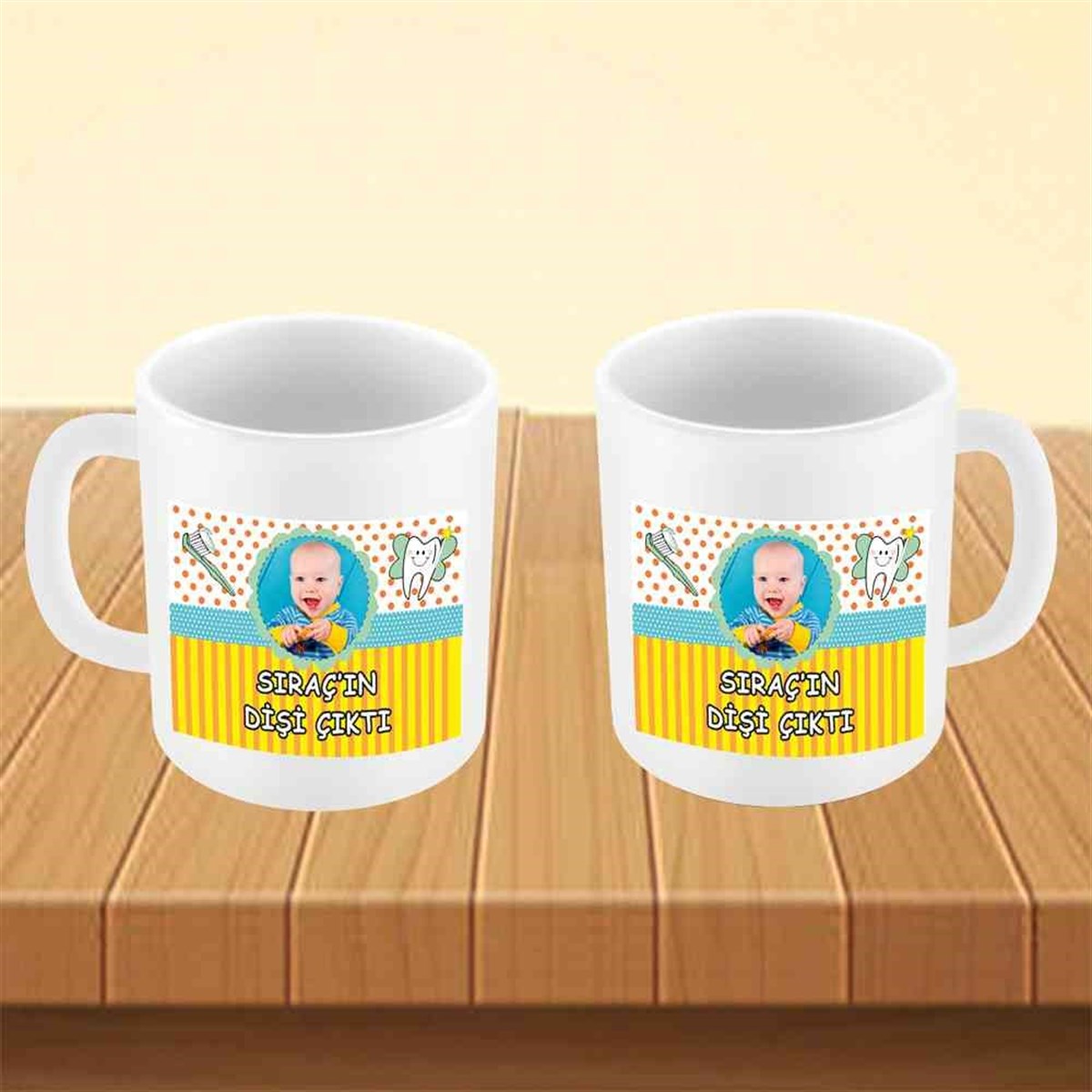 Diş Buğdayı Kavuniçi Diş Kupa Bardak Mug  