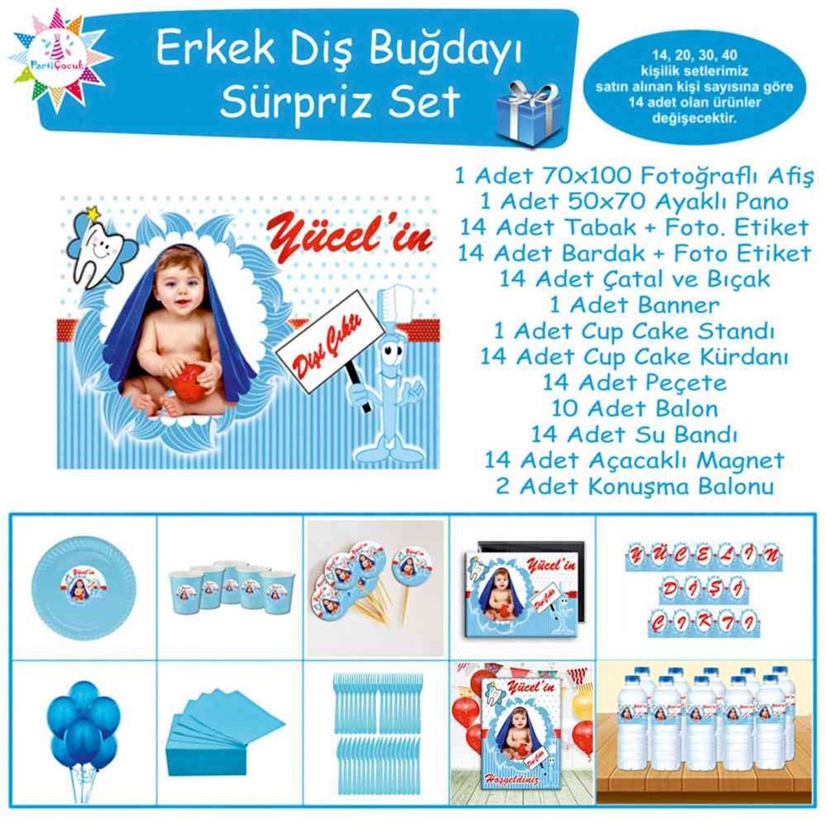 Diş Buğdayı Levhalı Diş Fırçalı Sürpriz Set 