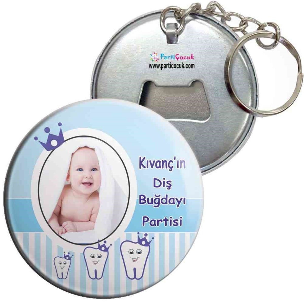 Diş Buğdayı Mavi Taçlı Konsept Anahtarlı Açacak 