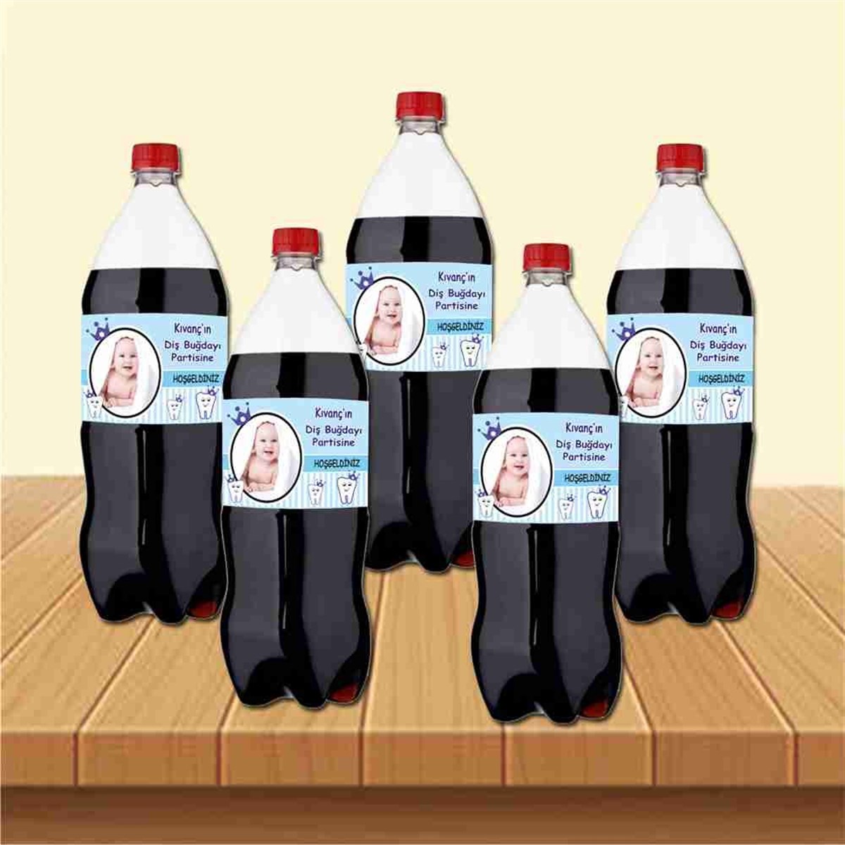 Diş Buğdayı Mavi Taçlı Konsept Cola Şisesi Bandı 