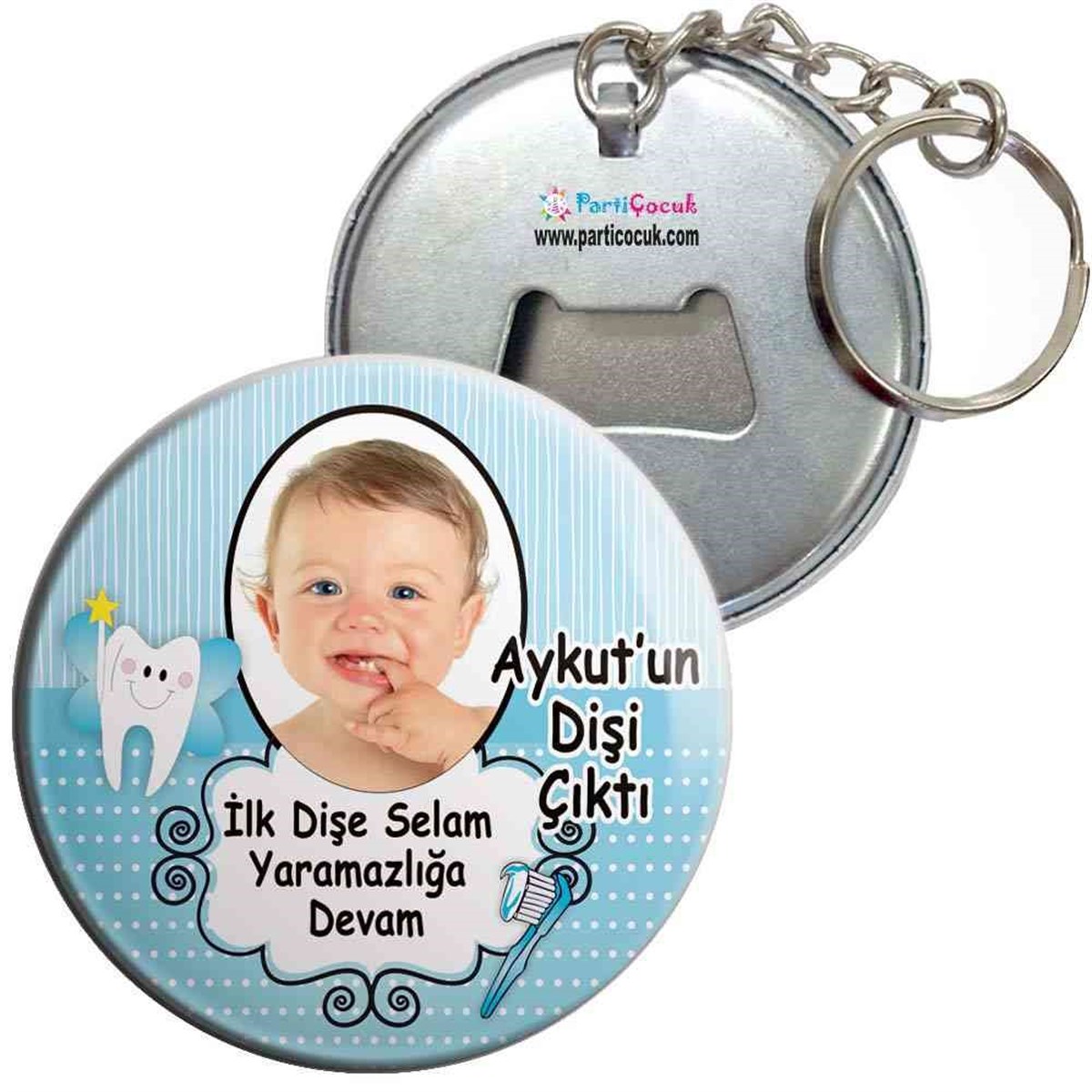 Diş Buğdayı Melek Mavi Dişler Anahtarlı Açacak 