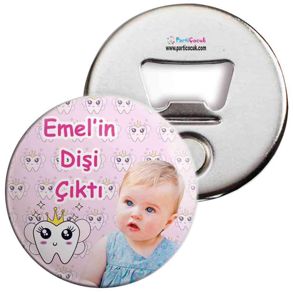 Diş Buğdayı Melekli Dişli Konsept Açacaklı Magnet 