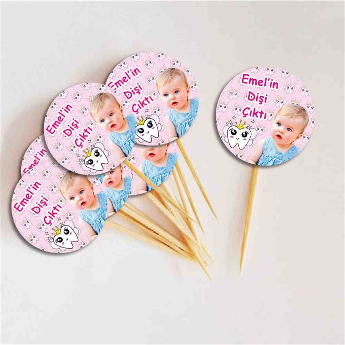 Diş Buğdayı Melekli Dişli Konsept Cupcake Kurdanı 