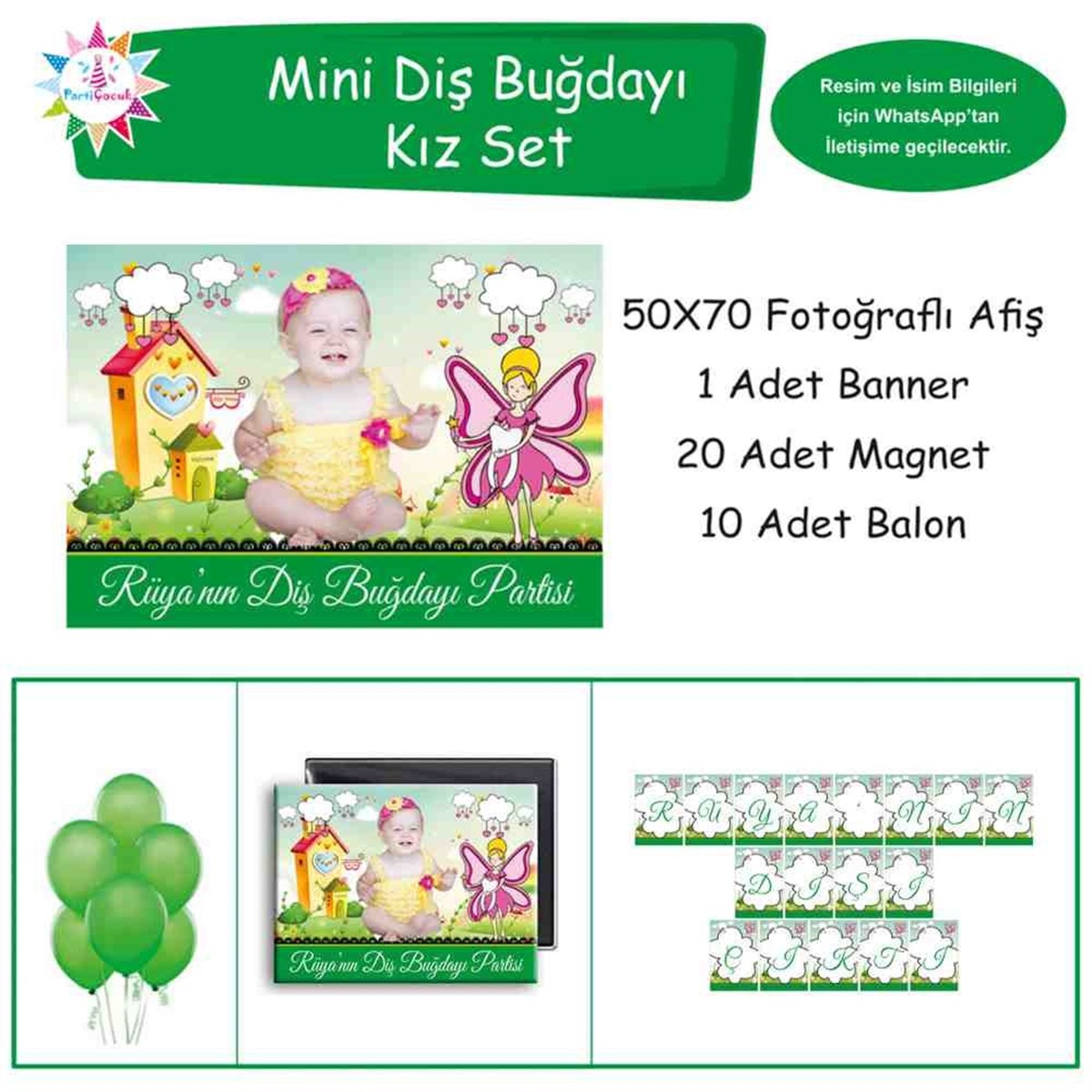 Diş Buğdayı Melekli Dişli Konsept Mini Set 