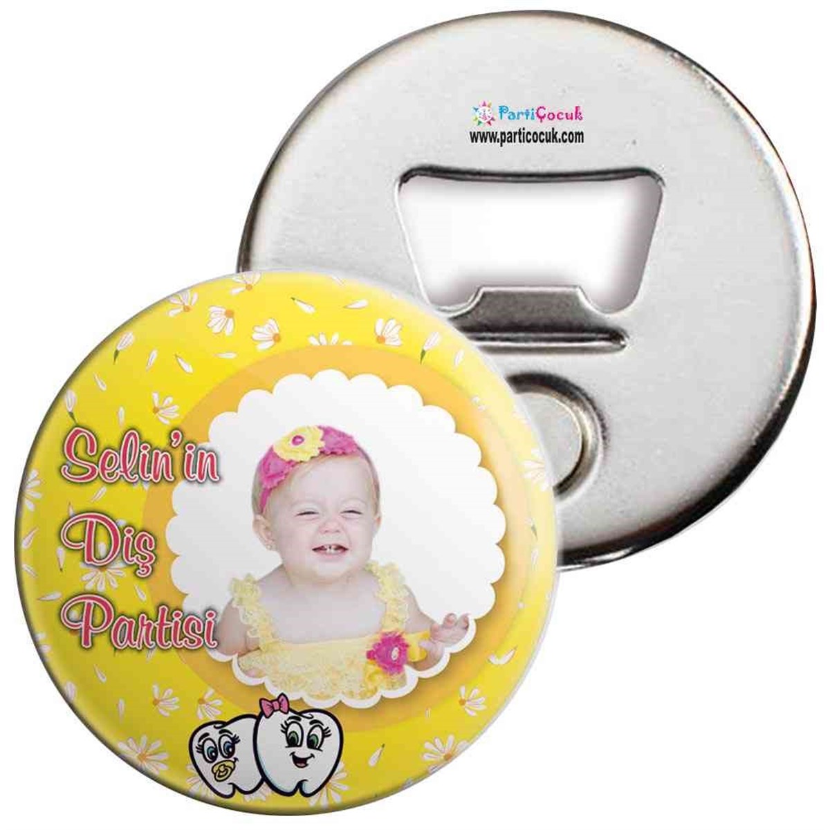 Diş Buğdayı Papatyalı Bebek Diş Açacaklı Magnet 