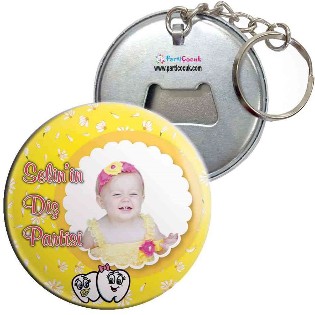 Diş Buğdayı Papatyalı Bebek Diş Anahtarlı Açacak 