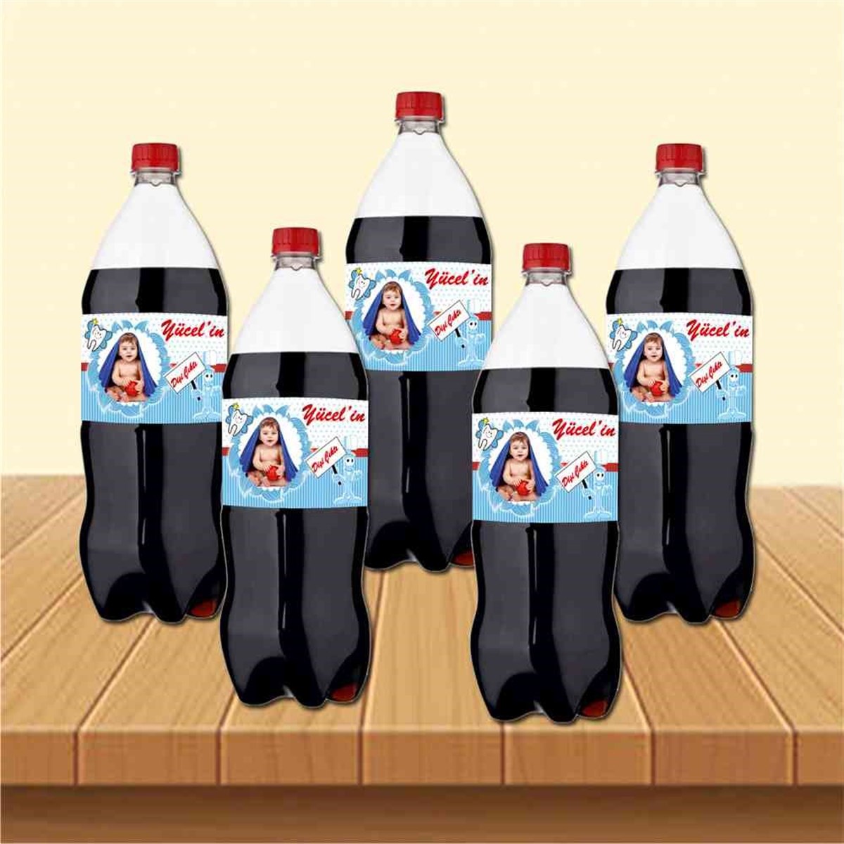 Diş Buğdayı Parti Yapan Diş Parti Set Cola Şisesi Bandı 