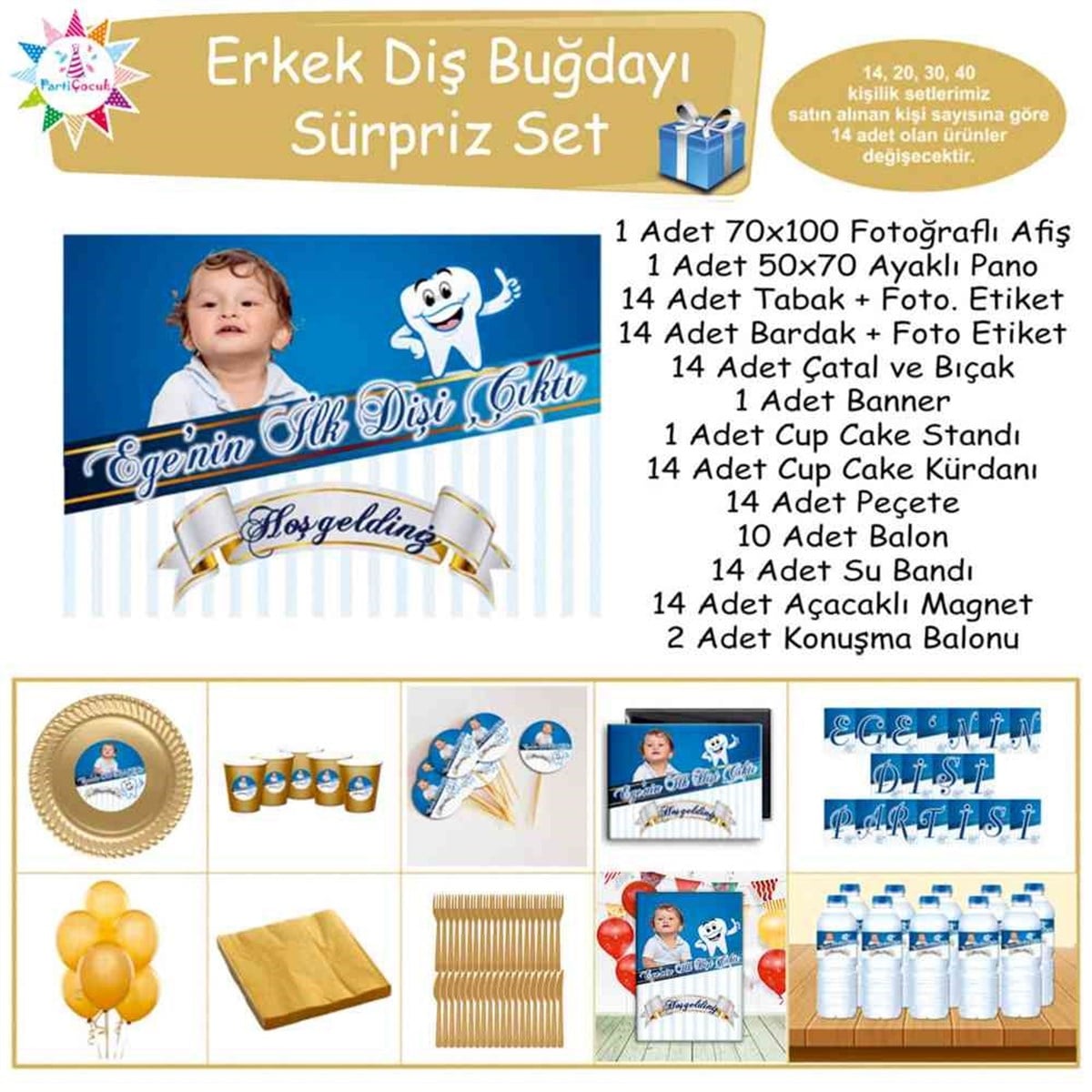 Diş Buğdayı Tatlı Diş Temalı Süpriz Set 