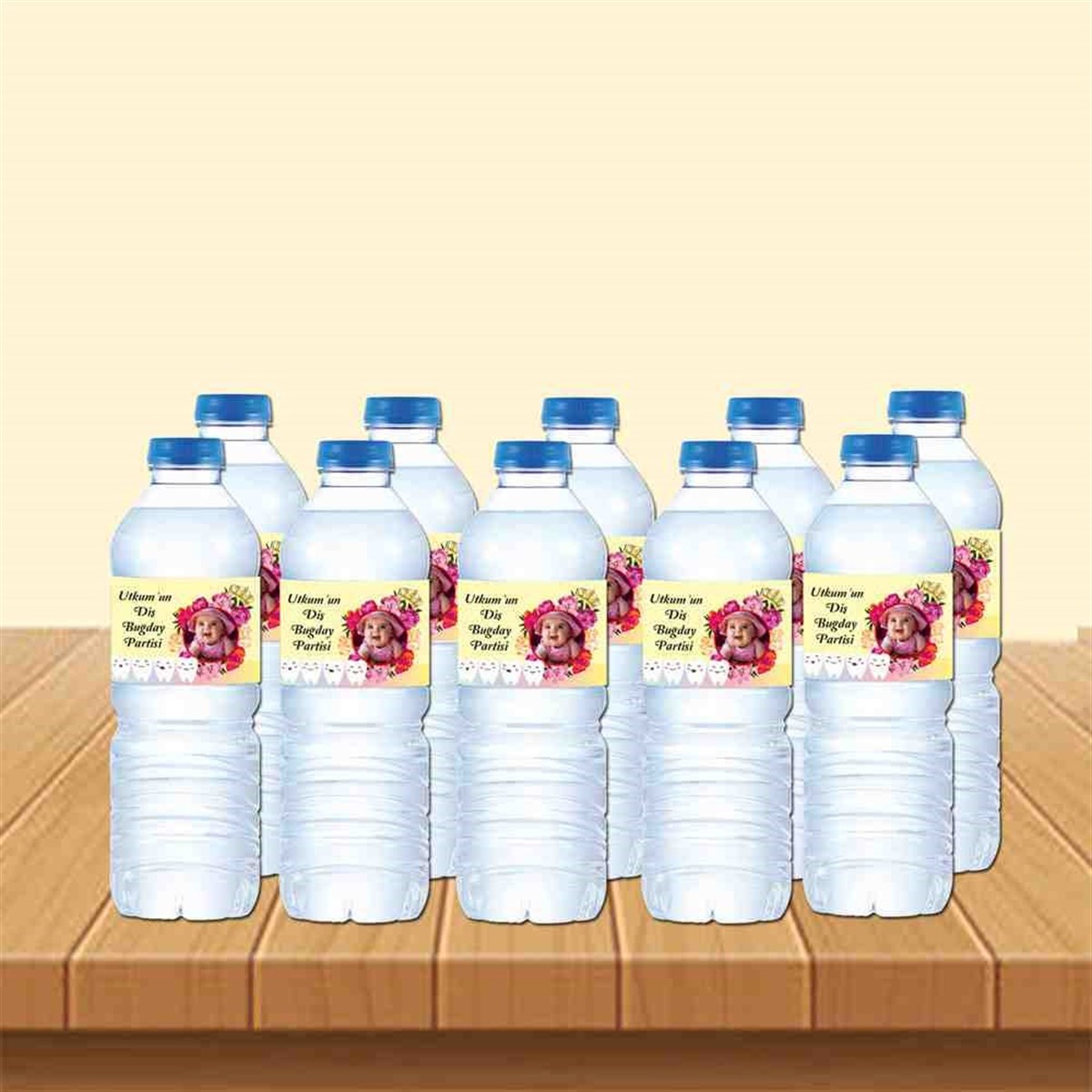 Diş Buğdayı Yaramaz Sevimli Diş Su Şisesi Bandı 