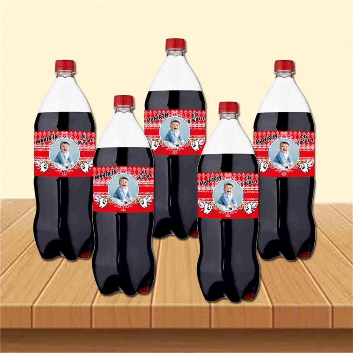 Diş Partisi Balonlu Dişli Parti Seti Cola Şisesi Bandı 