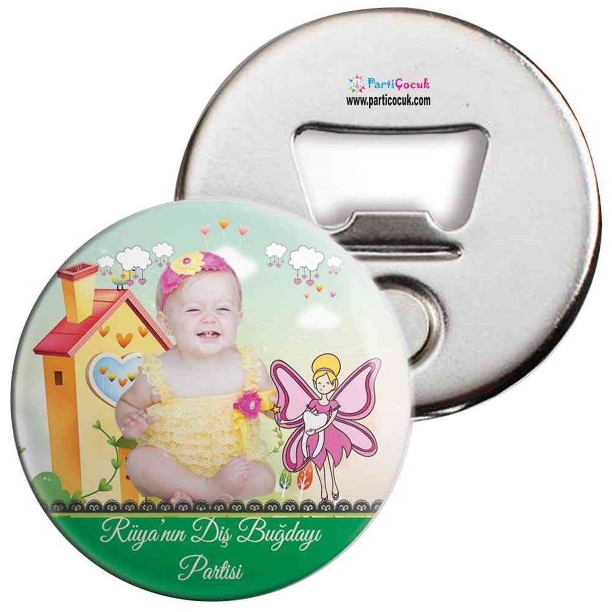 Diş Partisi Diş Dünyası ve Melekli Açacaklı Magnet 