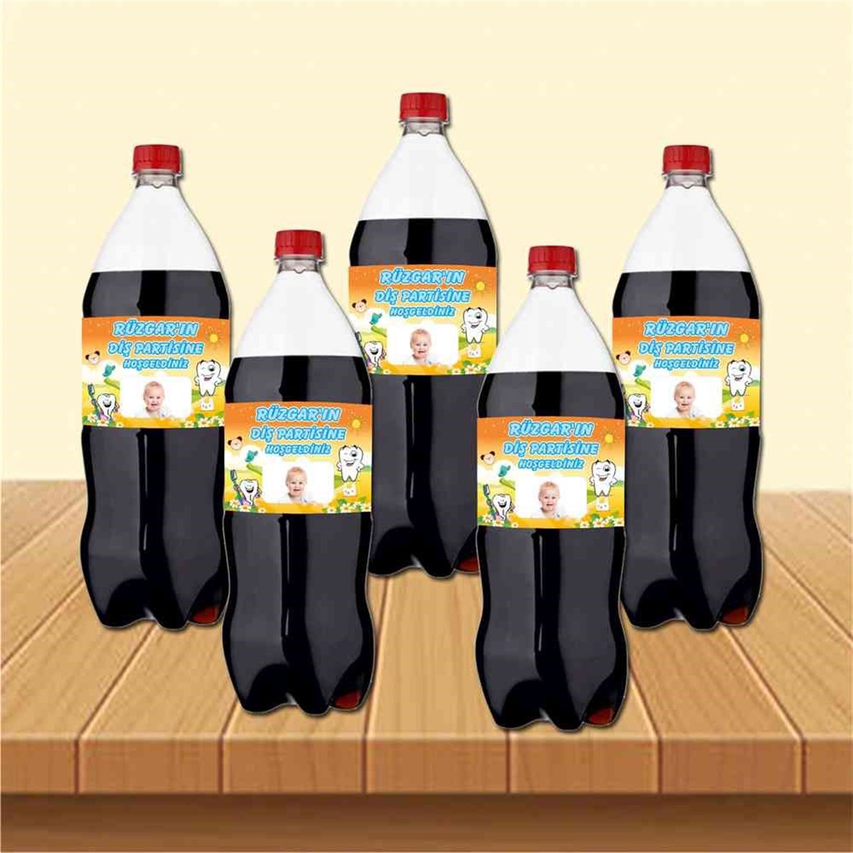 Diş Partisi Diş Perili Pembe Cola Şisesi Bandı 