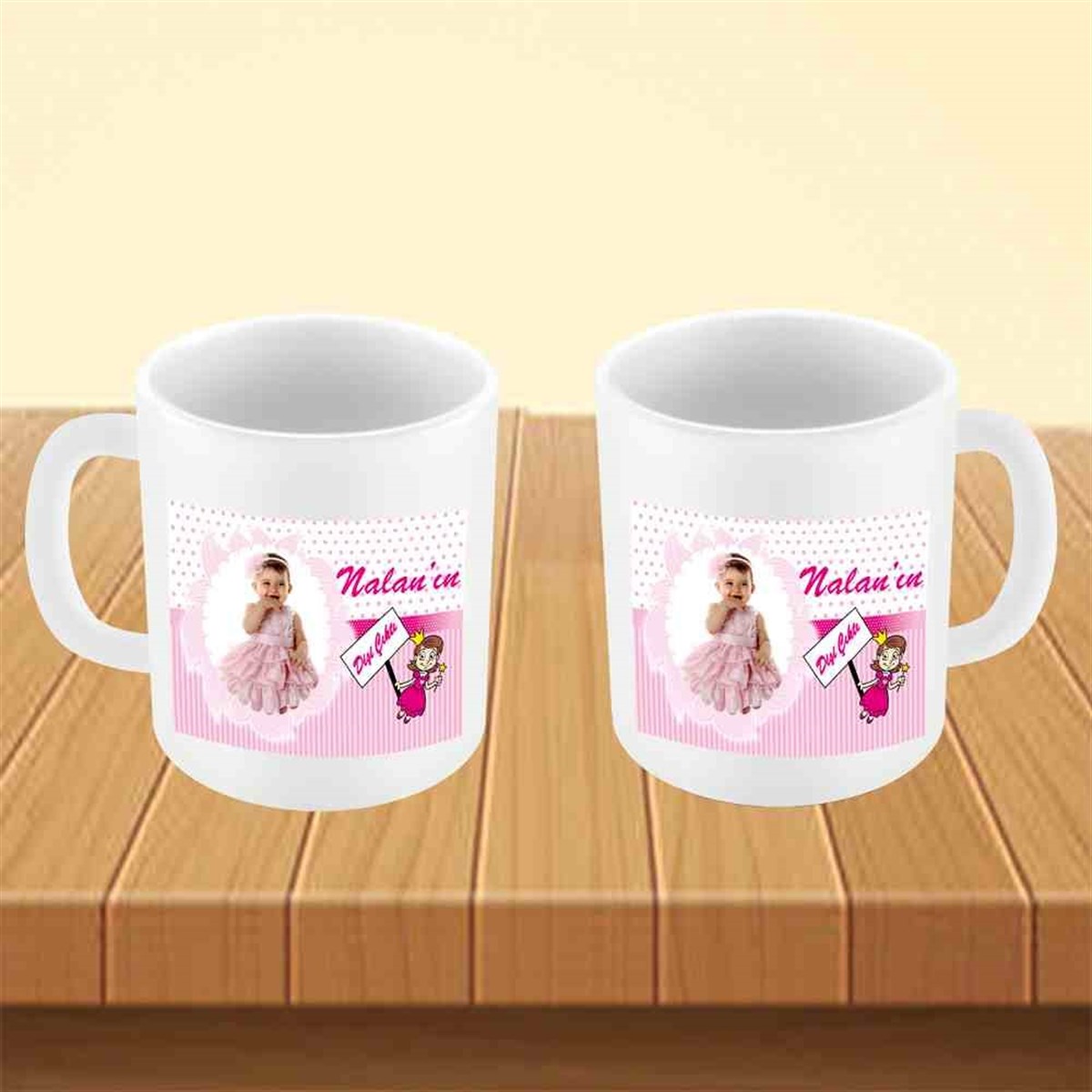 Diş Partisi Diş Perili Pembe Kupa Bardak Mug 
