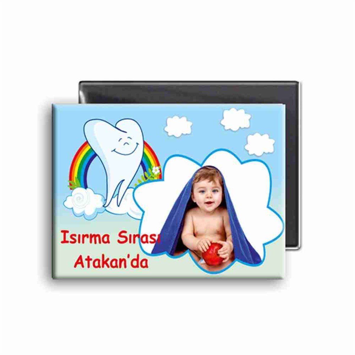 Diş Partisi Gökkuşağı Konsept Buzdolabı Magneti 